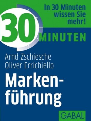 cover image of 30 Minuten Markenführung